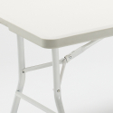 Mulhacen klapbord 242x76cm sammenklappelig spisebord i plast med stålben Tilbud