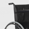 Violet kørestol letvægt sammenklappelig forskellig farve eco læder sæde 