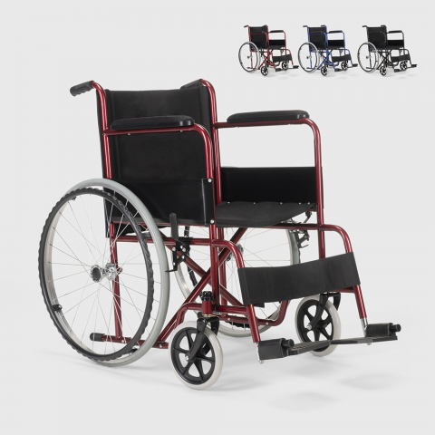 Lily kørestol letvægt sammenklappelig forskellig farve Oxford stof sæde Kampagne