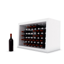 Bachus Slide vinreol vinholder til 40 vinflasker lavet af farverig plast 