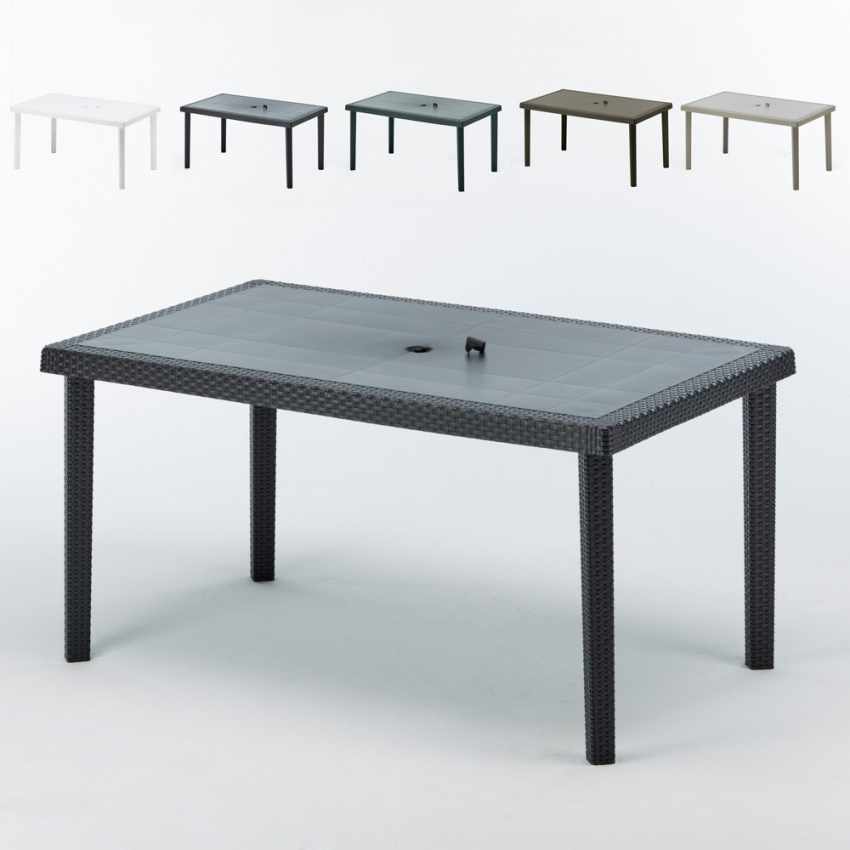 Bohème Grand Soleil polyrattan rektangulær havebord 150x90cm havemøbel Omkostninger Bohème Grand Soleil polyrattan rektangulær havebord 150x90cm havemøbel Omkostninger