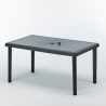 Bohème Grand Soleil polyrattan rektangulær havebord 150x90cm havemøbel Billig