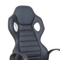 GP Racer design ergonomisk gamer kontorstol i eco læder til gaming Tilbud