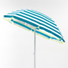 Taormina 200 cm strand og terrasse parasol i bomuld med tilt funktion Pris