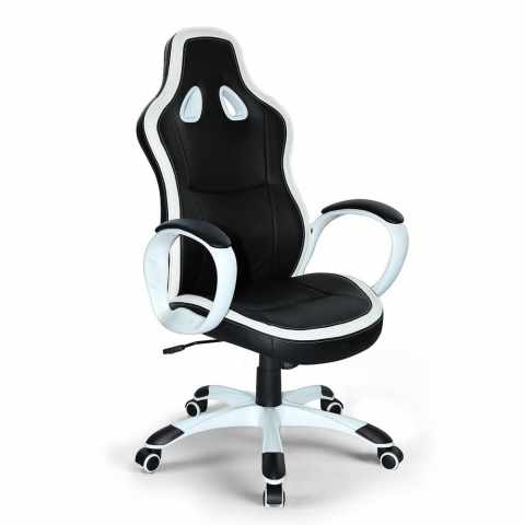 Super Sport racerstil kontorstol gamer stol ergonomisk lavet i Eco Læder