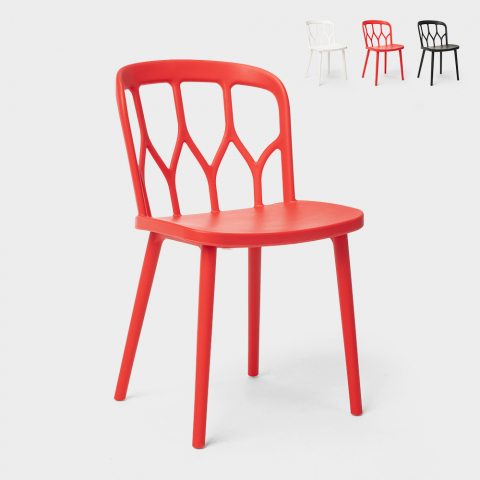 Flow AHD let design spisebords stol lavet af polypropylen i flere farver
