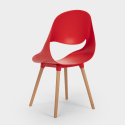 Shell AHD design spisebords stol med træben lavet af plast i flere farver Udvalg