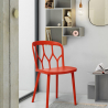 Flow AHD let design spisebords stol lavet af polypropylen i flere farver Udsalg