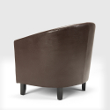 Seashell lænestol i klassisk design i eco læder til stue og venteværelse Valgfri