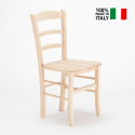 Paesana Wood AHD spisebords stol vintage design lavet af massivt bøgetræ 