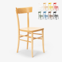 Milano AHD spisebords træ stol klassisk design lavet af massivt bøgetræ Rabatter