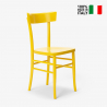 Milano AHD spisebords træ stol klassisk design lavet af massivt bøgetræ 