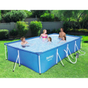 Bestway 56424 Steel Pro 400x211x81 cm rektangulær fritstående pool bassin På Tilbud