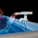 Intex 28090 Pool vandfald sprinkler multifarvet LED lys til ramme pool Rabatter