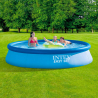 Intex 28142 Easy Set 396x84cm rund fritstående oppustelig pool badebassin På Tilbud