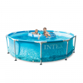 Intex 28208 Beachside Metal Frame 305x76cm rund fritstående ramme pool Kampagne
