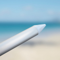 Bagnino Light 220cm stor strand parasol bomuld højdejusterbar uv-beskyttet Model