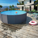 Intex 26384 ex 26382 Graphite panel 478x124cm fritstående pool badebassin På Tilbud