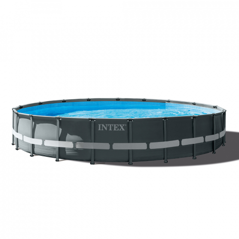 Intex 26334 Ultra Frame Xtr 610x122 cm rund fritstående pool badebassin Kampagne