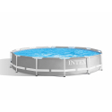 Intex 26710 Ex 28710 Prism Frame 366x76cm rund fritstående pool badebassin På Tilbud