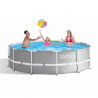 Intex 26716 Prism Frame 366x99cm rund fritstående ramme pool badebassin Kampagne