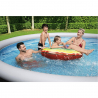 Bestway 57372 Fast Set 457x107 cm rund oppustelig fritstående pool bassin Tilbud