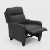 Kyoto Relax design lænestol stofbetræk indbygget fodskammel vippefunktion Pris
