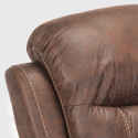 Panama Relax design lænestol eco læder indbygget fodskammel vippefunktion Valgfri