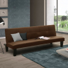 Topazio Joy 2 personers sofa futon sovesofa eco læder til stue værelse På Tilbud