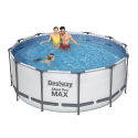 Bestway 56420 Steel Pro Max 366x122 cm rund fritstående pool badebassin Kampagne