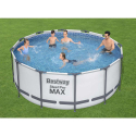 Bestway 56420 Steel Pro Max 366x122 cm rund fritstående pool badebassin Tilbud