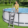 Bestway 58332 Sikkerhed pool stige op til 132cm fritstående pool badebassin Valgfri