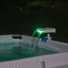 Bestway 58619 Pool vandfald sprinkler multifarvet LED lys til ramme pool Rabatter