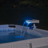 Bestway 58619 Pool vandfald sprinkler multifarvet LED lys til ramme pool Udvalg