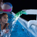 Intex 28089 Pool vandfald sprinkler multifarvet LED lys til fritstående pool Model