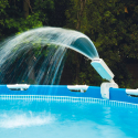 Intex 28089 Pool vandfald sprinkler multifarvet LED lys til fritstående pool Udsalg