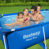 Bestway 56403 Steel Pro 259x170x61cm rektangulær fritstående ramme pool Rabatter
