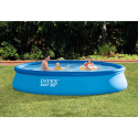 Intex 28158 Easy Set 457x84cm rund fritstående oppustelig pool badebassin Tilbud