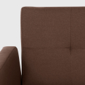 Tulum 3 personers sofa futon sovesofa moderne design stof flere farver Udvalg