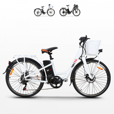 RKS XT1 elcykel dame herre el cykel med front kurv og lithium batteri