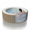 Intex 28408 PureSpa bubble massage sæt oppustelig spa udendørs 216x71cm Billig