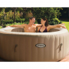 Intex 28408 PureSpa bubble massage sæt oppustelig spa udendørs 216x71cm På Tilbud