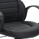 GP Fire rød design ergonomisk gamer kontorstol i eco læder til gaming Udsalg
