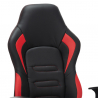 Aragon Fire rød design ergonomisk gamer kontorstol i eco læder til gaming Tilbud