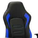 Aragon Sky blå design ergonomisk gamer kontorstol i eco læder til gaming Tilbud