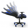 Sky blå racer design ergonomisk gamer kontorstol i eco læder til gaming Udvalg