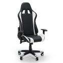 Silverstone racer design ergonomisk gamer kontorstol eco læder til gaming Tilbud