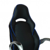 Classic Sky blå design ergonomisk gamer kontorstol i eco læder til gaming Tilbud