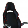 Classic Fire rød design ergonomisk gamer kontorstol i eco læder til gaming Tilbud