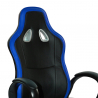 Super Sport Ice blå ergonomisk gamer kontorstol i eco læder til gaming Tilbud